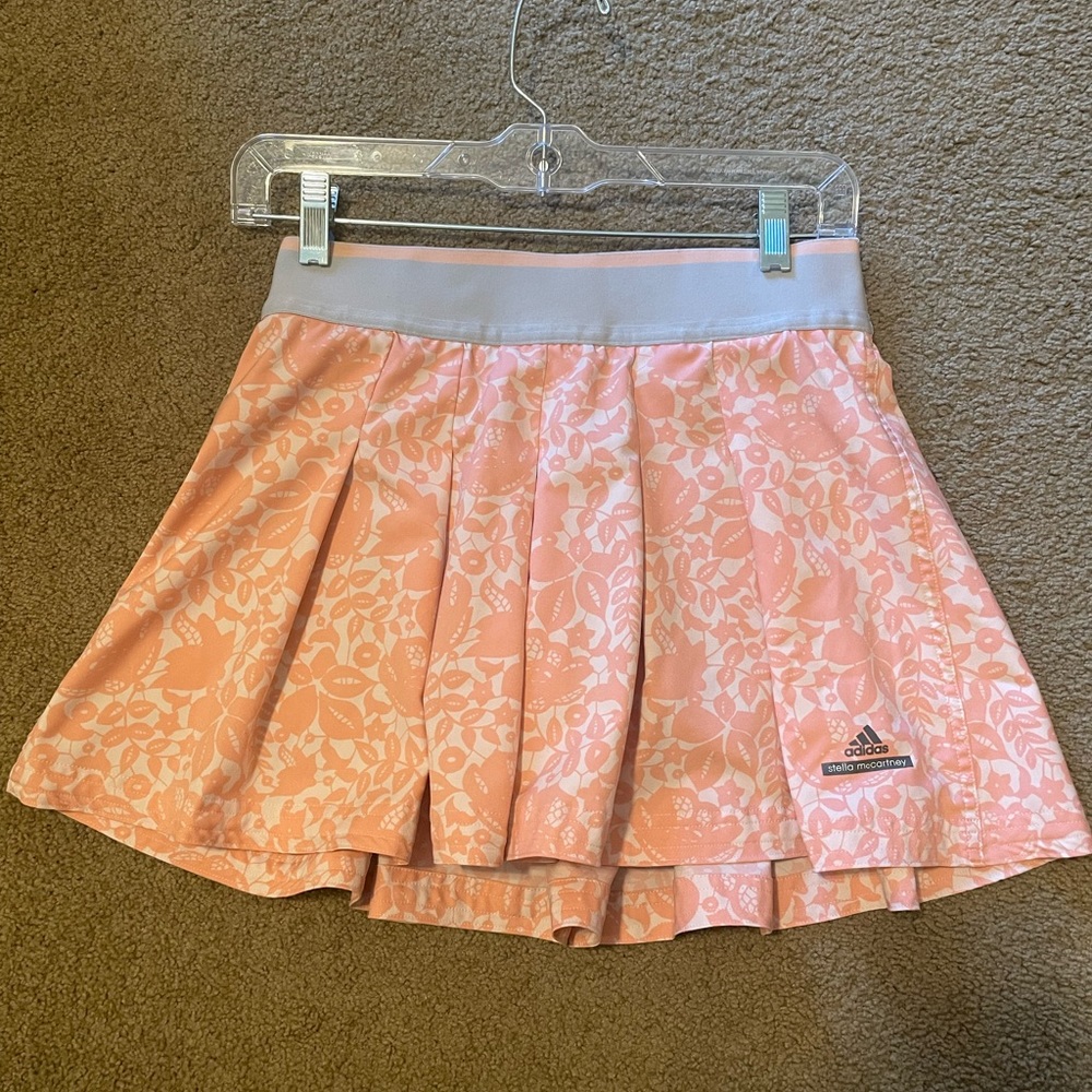 Adidas by Stella McCartney Pink Floral Skirt, Size Small